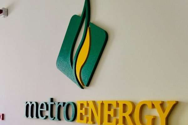 Metro Energy d.o.o. logo na ulazu u zgradu